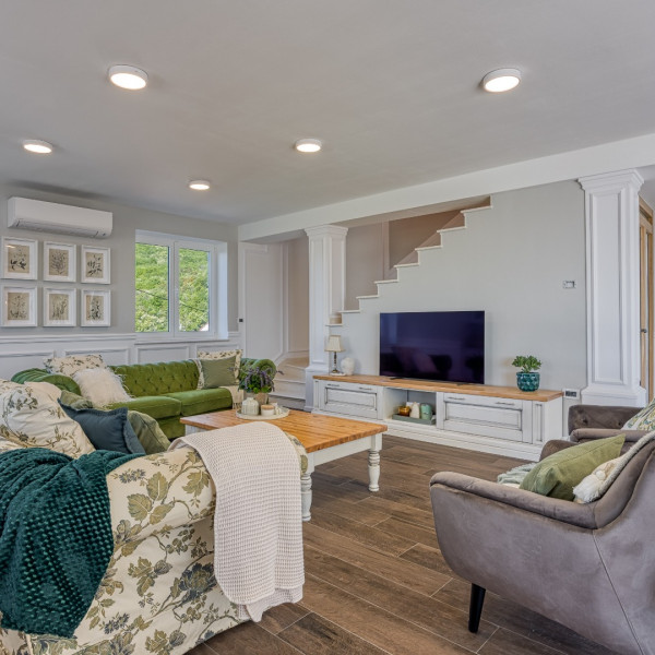 Living room, Villa Prisunac, Villa Prisunac Zagore, Brseč